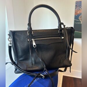 Rebecca Minkoff Regan Satchel Black leather